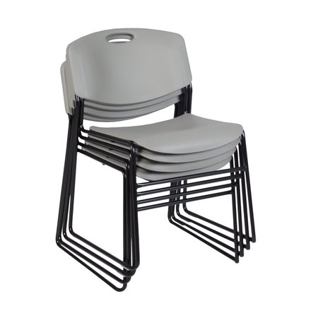 Regency Kahlo Square Table & Chair Sets, 42 W, 42 L, 29 H, Wood, Metal, Polypropylene Top, Grey TPL4242GYCM44GY